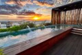 Rooftop pool at Jatsa Ha studio near Playa del Carmen beach
